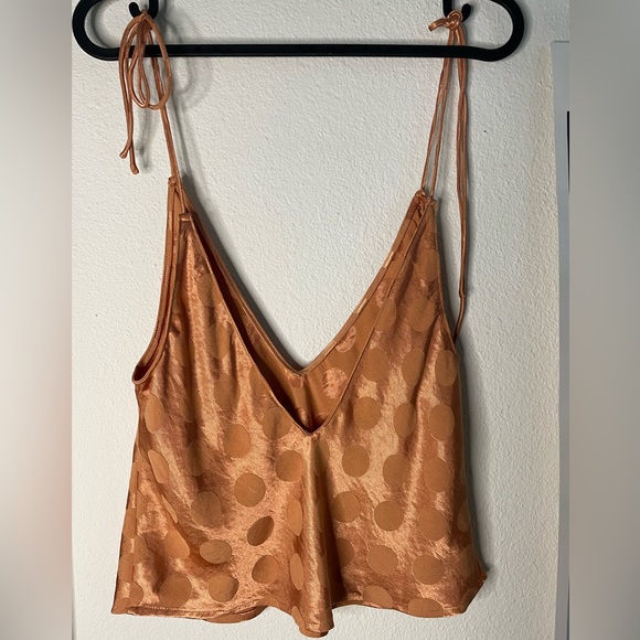 Victoria Secret Polkadot Satin Top - Picture 4 of 5